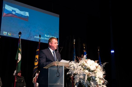 Proslava ob dnevu državnosti_podžupan Rudi Kofalt